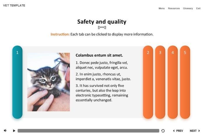 Zoology / Veterinary Course Starter Template — Articulate Storyline-54620