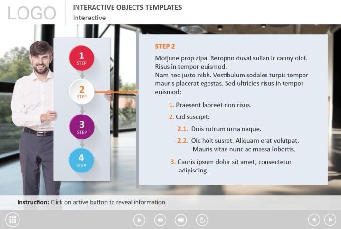 Business Man's Presentation — Captivate Template-54825