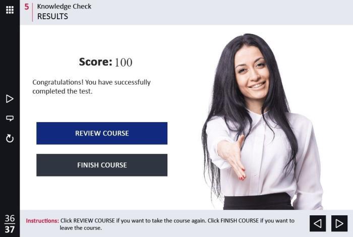 Banking / Financial Industry Welcome Course Starter Template — Adobe Captivate-54458