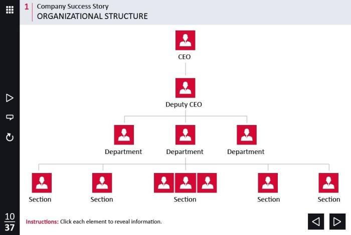 Classic Organizational Structure — Captivate Template-54481
