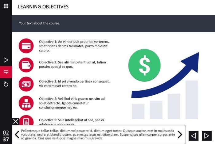 Banking / Financial Industry Welcome Course Starter Template — Adobe Captivate-54333