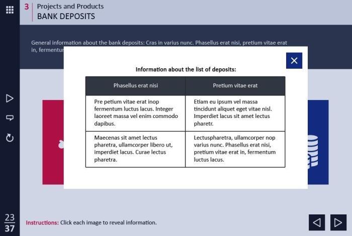 Banking / Financial Industry Welcome Course Starter Template — Adobe Captivate-54416