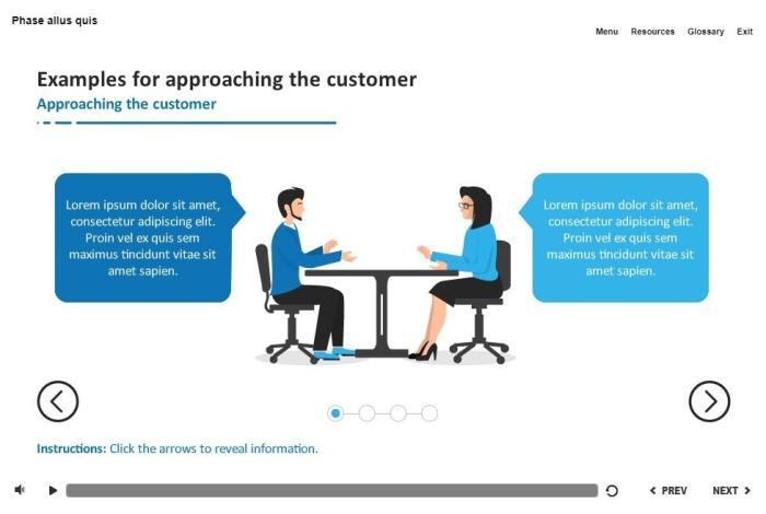 Approaching the Customer Dialogue — Storyline Template-0