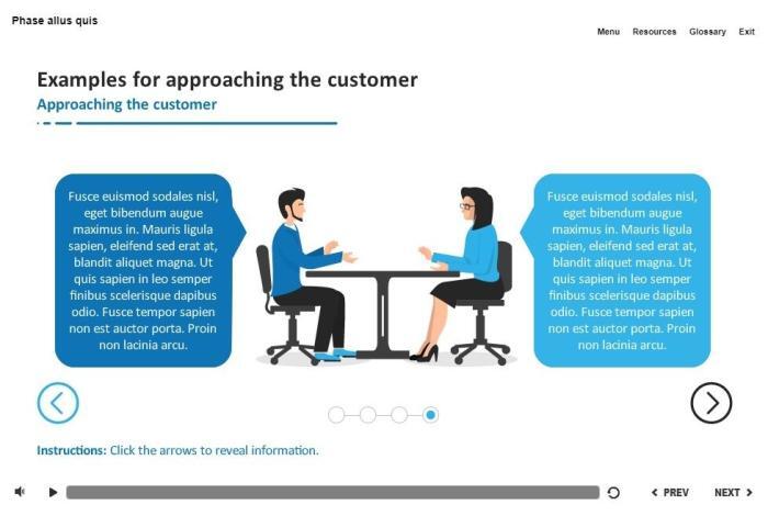 Approaching the Customer Dialogue — Storyline Template-55051