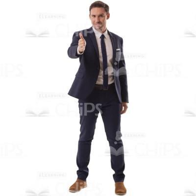 Young Man Holding Thumb Up Approved Image Cutout-0