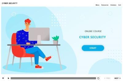 Cybersecurity Course Starter Template — Articulate Storyline-55280