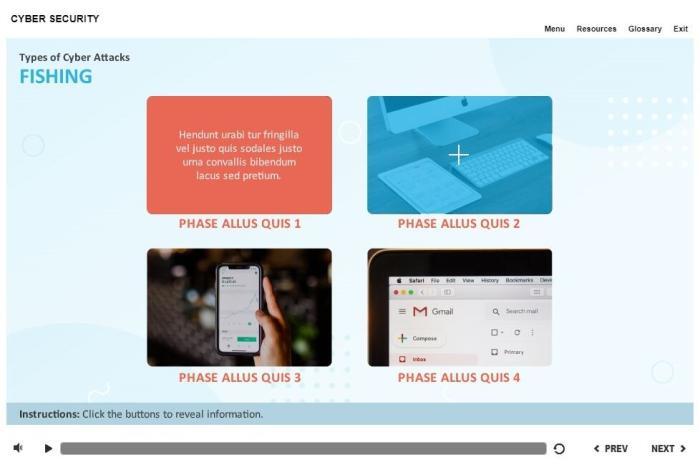 Cybersecurity Course Starter Template — Articulate Storyline-55304
