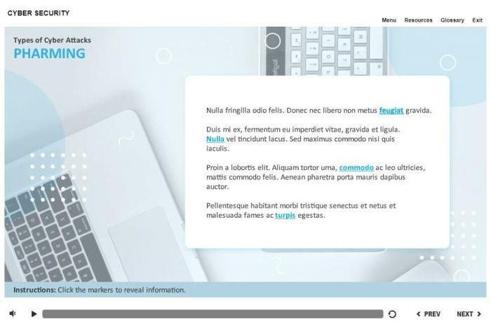 Cybersecurity Course Starter Template — Articulate Storyline-55311