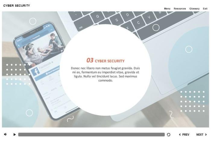 Cybersecurity Course Starter Template — Articulate Storyline-55313