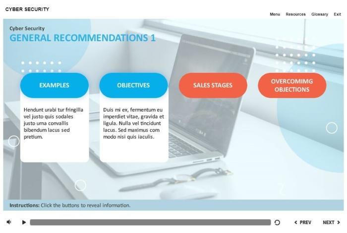Cybersecurity Course Starter Template — Articulate Storyline-55327