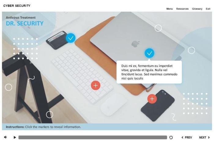 Cybersecurity Course Starter Template — Articulate Storyline-55335