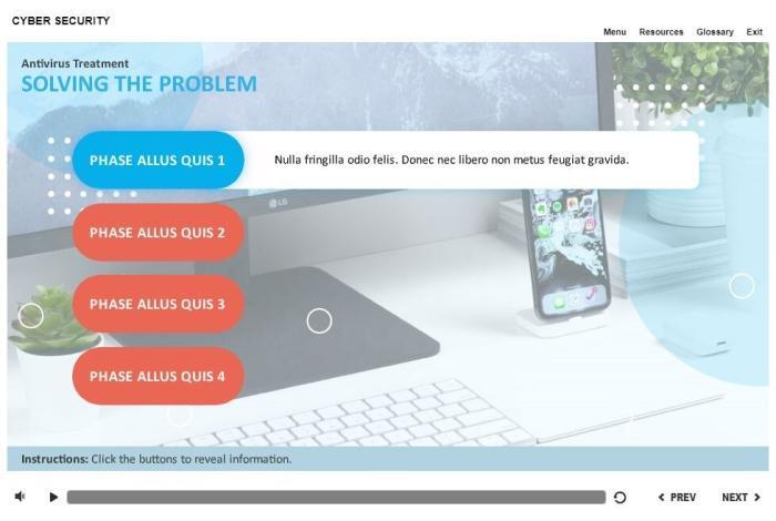 Cybersecurity Course Starter Template — Articulate Storyline-55354