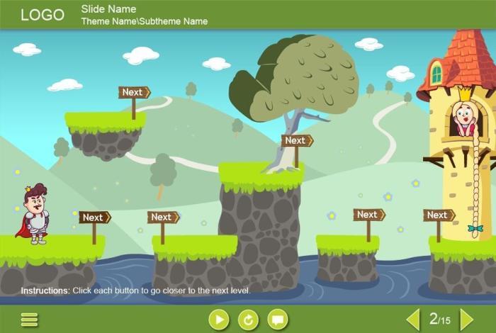 Adventure Quiz — Captivate Template-55463
