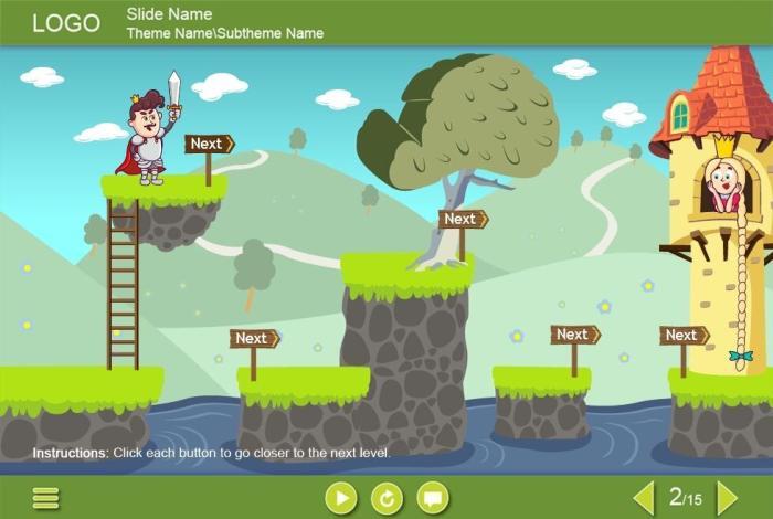 Adventure Quiz — Captivate Template-55470