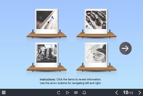 Clickable Pictures On Shelves — Captivate Template-0