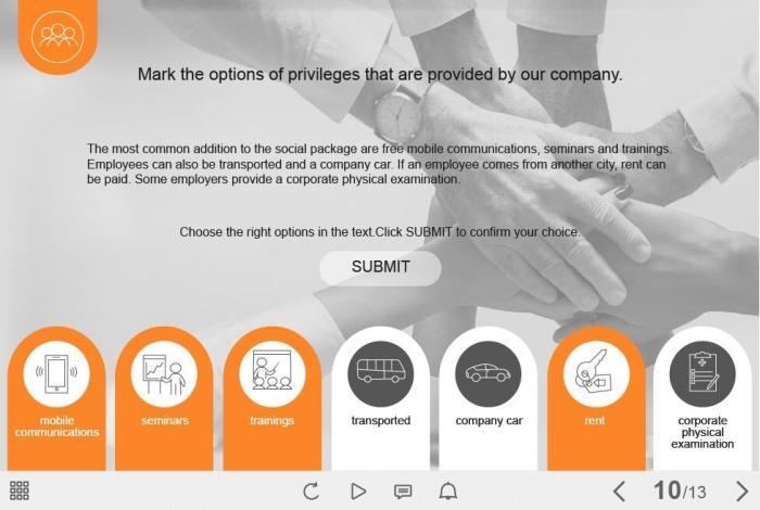 Iconic Multiple Choice Quiz — Captivate Template-55534