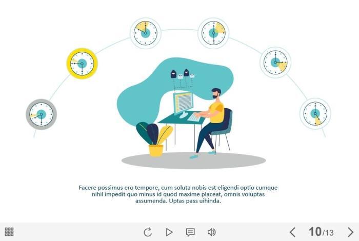 Clickable Clocks — Captivate Template-55564