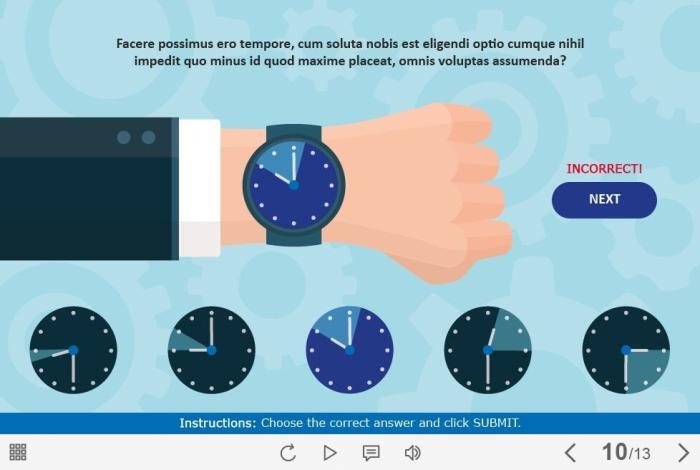 Time Management Quiz — Captivate Template-55569