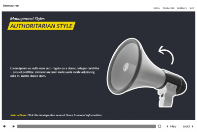 Clickable Loudspeaker — Storyline 3 Template-0