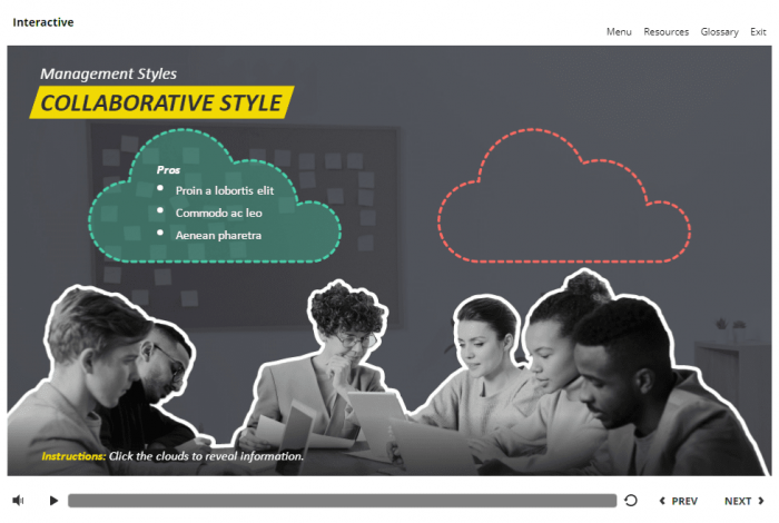 Clickable Clouds — Storyline 3 Template-58167