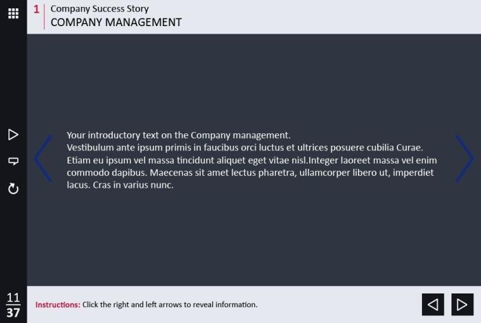 Company Management Slideshow — Captivate Template-0