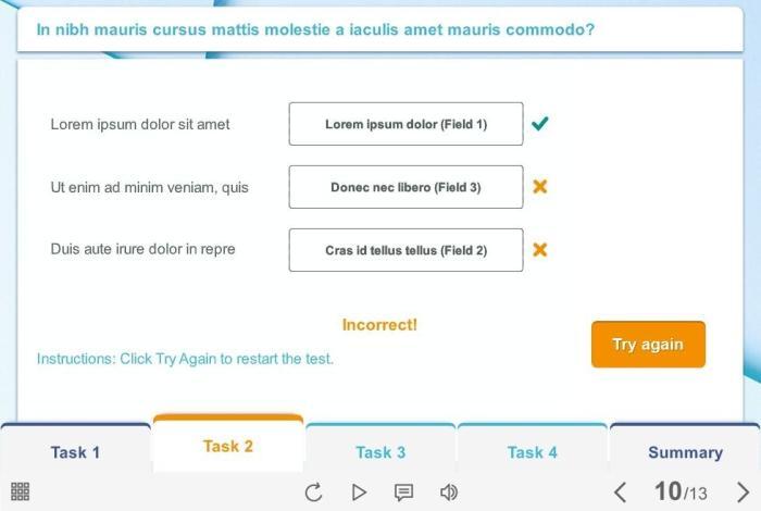 Quiz Tabs — Storyline 3 Template-55683