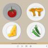 Plates with Foods — Captivate Template-55607