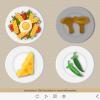Plates with Foods — Captivate Template-55610
