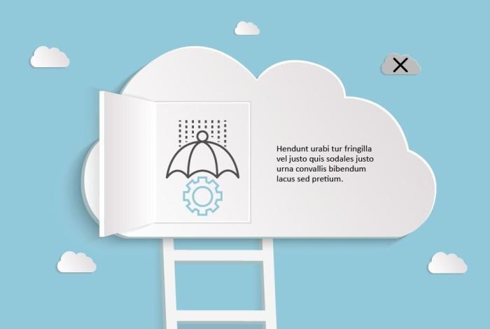 Clickable Clouds — Captivate Template-55627