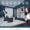 Cutout Businesswoman Quiz — Captivate Template-55656