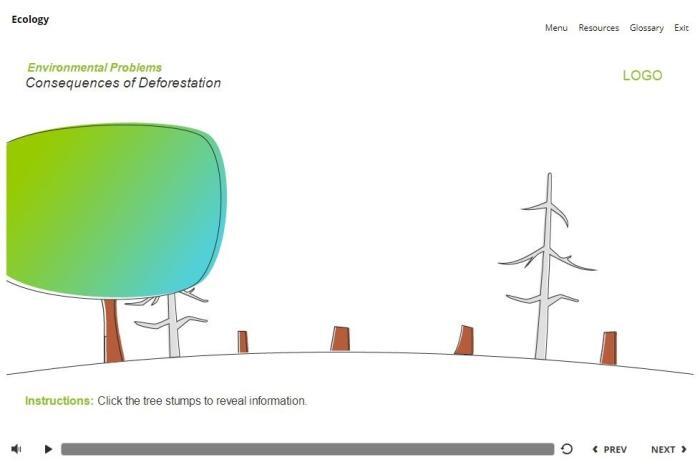 Clickable Tree Stumps — Storyline 3 Template-55988