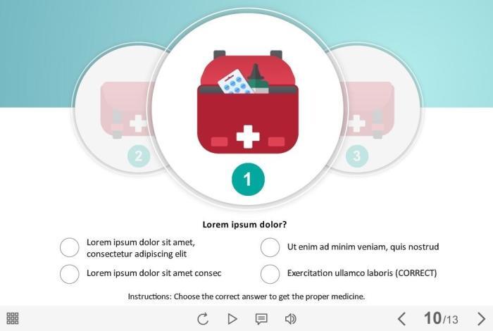 First Aid Kit Quiz — Storyline Template-56117