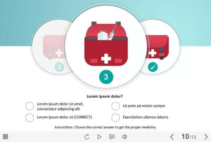 First Aid Kit Quiz — Storyline Template-56120