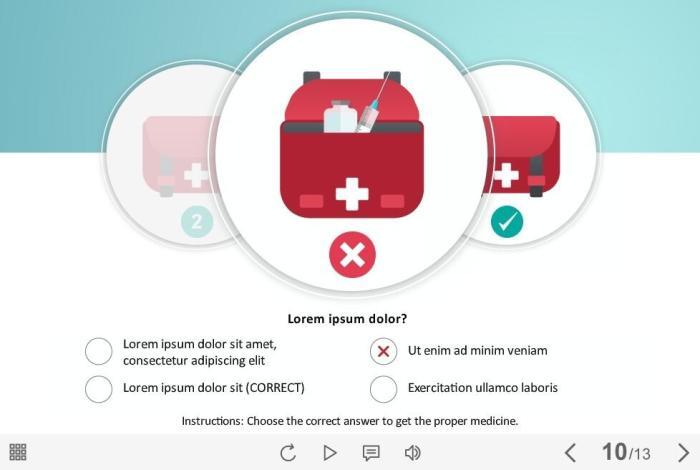 First Aid Kit Quiz — Storyline Template-56121