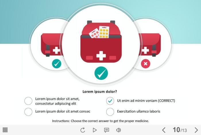First Aid Kit Quiz — Storyline Template-56122