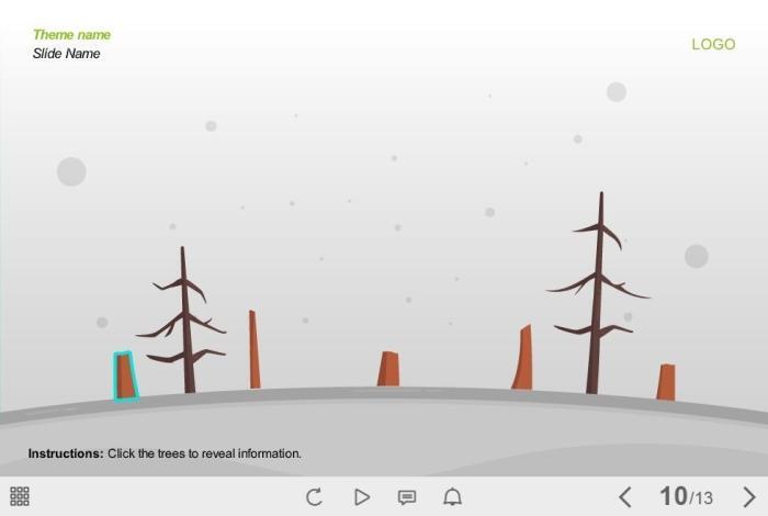 Click the Tree Stumps — Storyline Template-56124