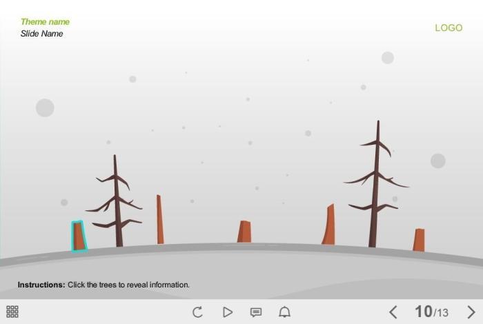 Click the Tree Stumps — Storyline Template-56124