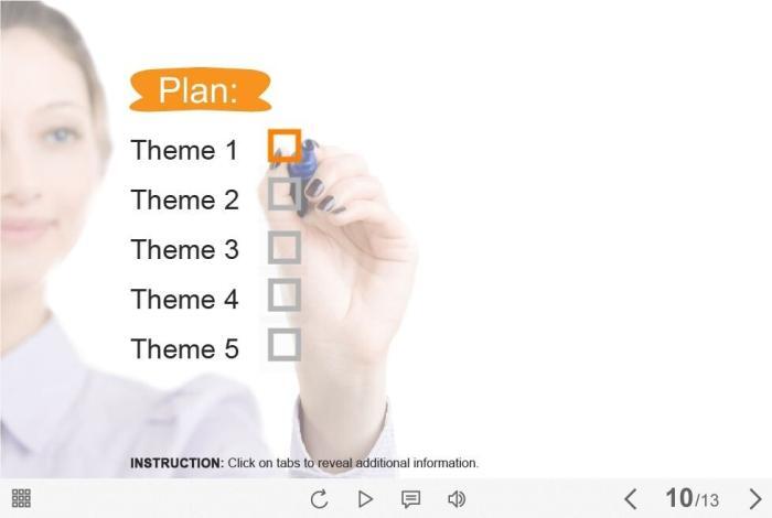 Fill in The Plan — Captivate Template-55249