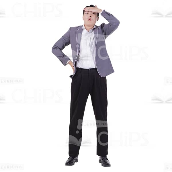 Face Palm Of Asian Man With Hand On Head Cutout Photo-0