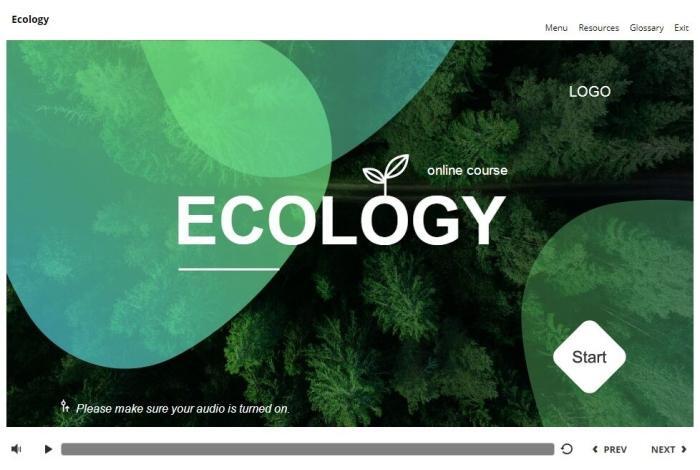 Ecology Course Starter Template — Articulate Storyline 3 / 360-0