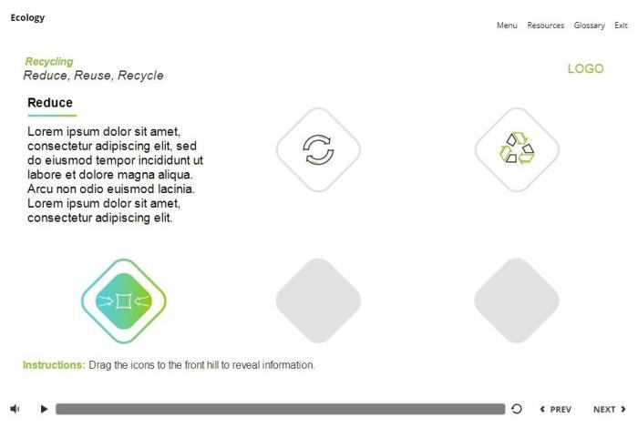 Ecology Course Starter Template — Articulate Storyline 3 / 360-55856