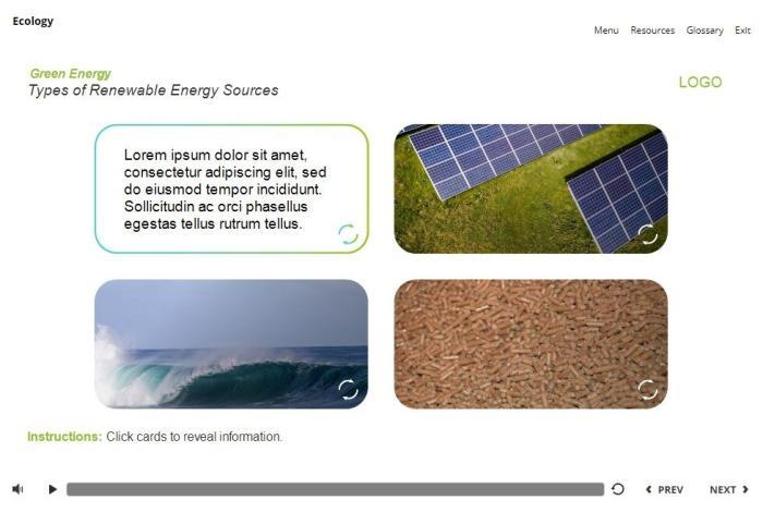 Renewable Energy Flip Cards — Storyline 3 Template-56058