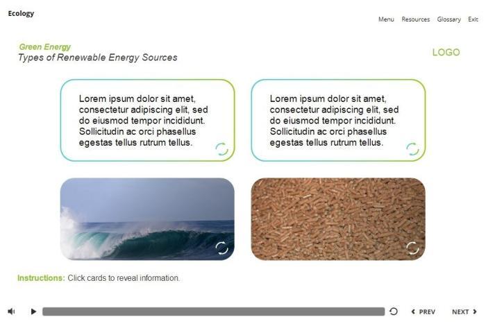 Ecology Course Starter Template — Articulate Storyline 3 / 360-55866