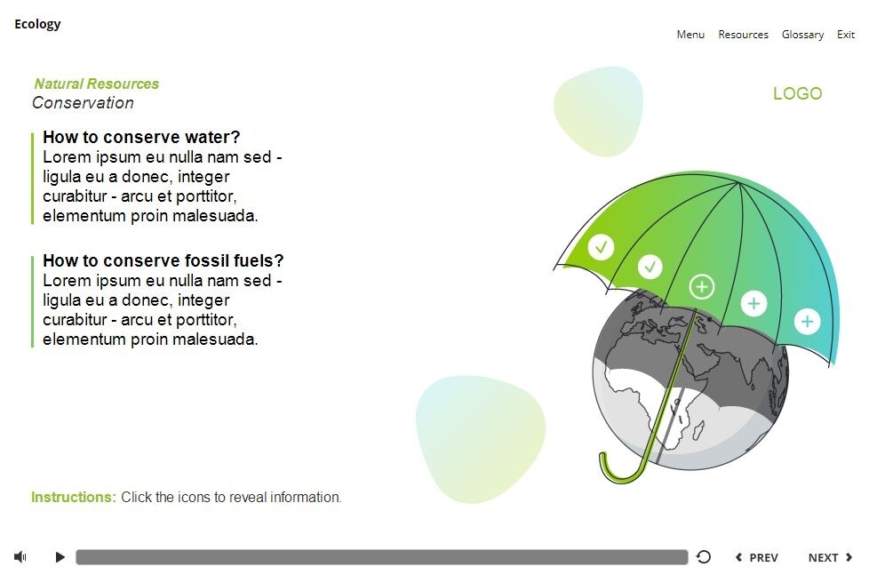 Ecology Course Starter Template — Articulate Storyline 3 / 360-55884 Ecology Course Starter Template — Articulate Storyline 3 / 360-55884