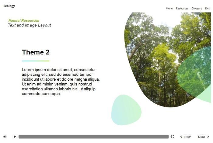 Ecology Course Starter Template — Articulate Storyline 3 / 360-55922