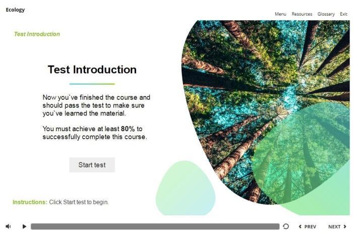 Ecology Course Starter Template — Articulate Storyline 3 / 360-55932