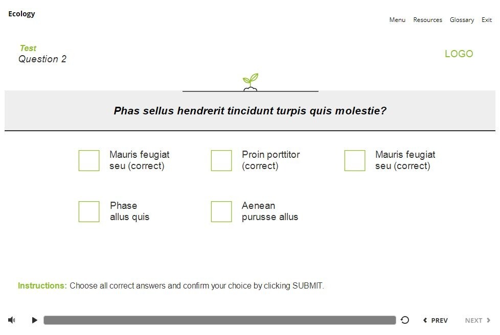 Ecology Course Starter Template — Articulate Storyline 3 / 360-55937 Ecology Course Starter Template — Articulate Storyline 3 / 360-55937