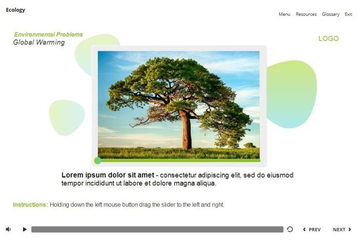 Ecology Course Starter Template — Articulate Storyline 3 / 360-55776