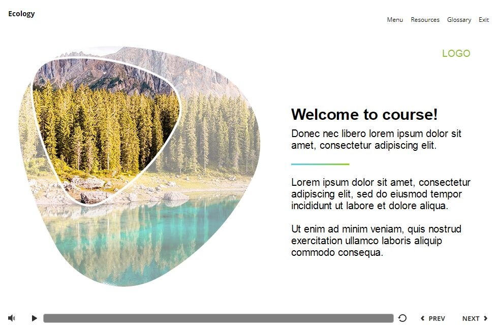 Ecology Course Starter Template — Articulate Storyline 3 / 360-55749 Ecology Course Starter Template — Articulate Storyline 3 / 360-55749