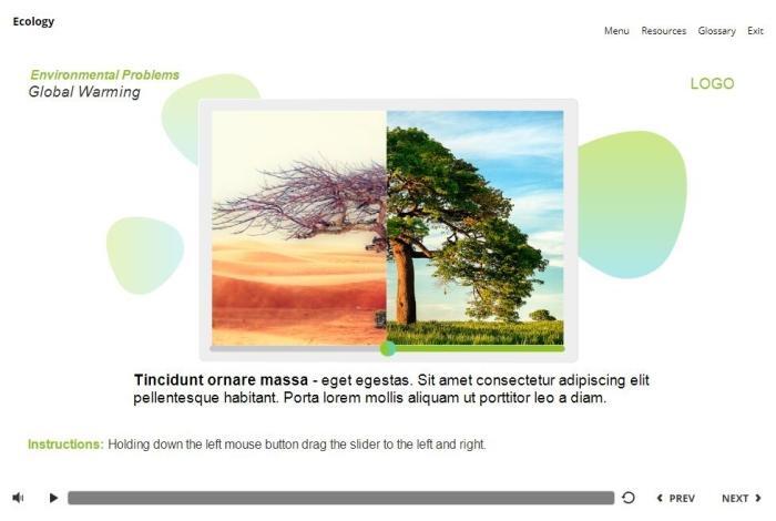 Ecology Course Starter Template — Articulate Storyline 3 / 360-55778